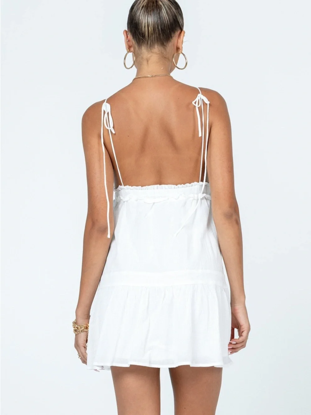 Princess Polly Dionne Mini White Dress - Picture 3 of 8